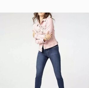 Liverpool Womens Pink Jean Jacket Xs